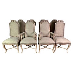 Set of '8' French Louis XV Style Dining Chairs