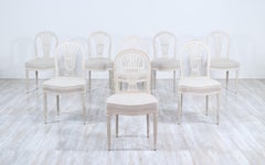 Set of 8 French Louis XVI Dining Chairs