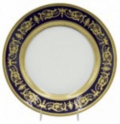 Set of 8 French Victorian Haviland Porcelain Dinner Plates