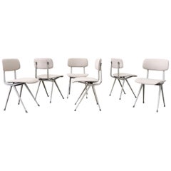 Set of 8 Friso Kramer Upholstered "Result" Chairs