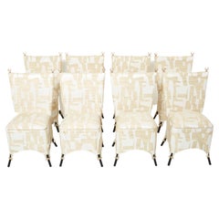 Used Set of 8 Garouste & Bonetti ‘Jour et Nuit ’ Bronze Dining Chairs, 1991