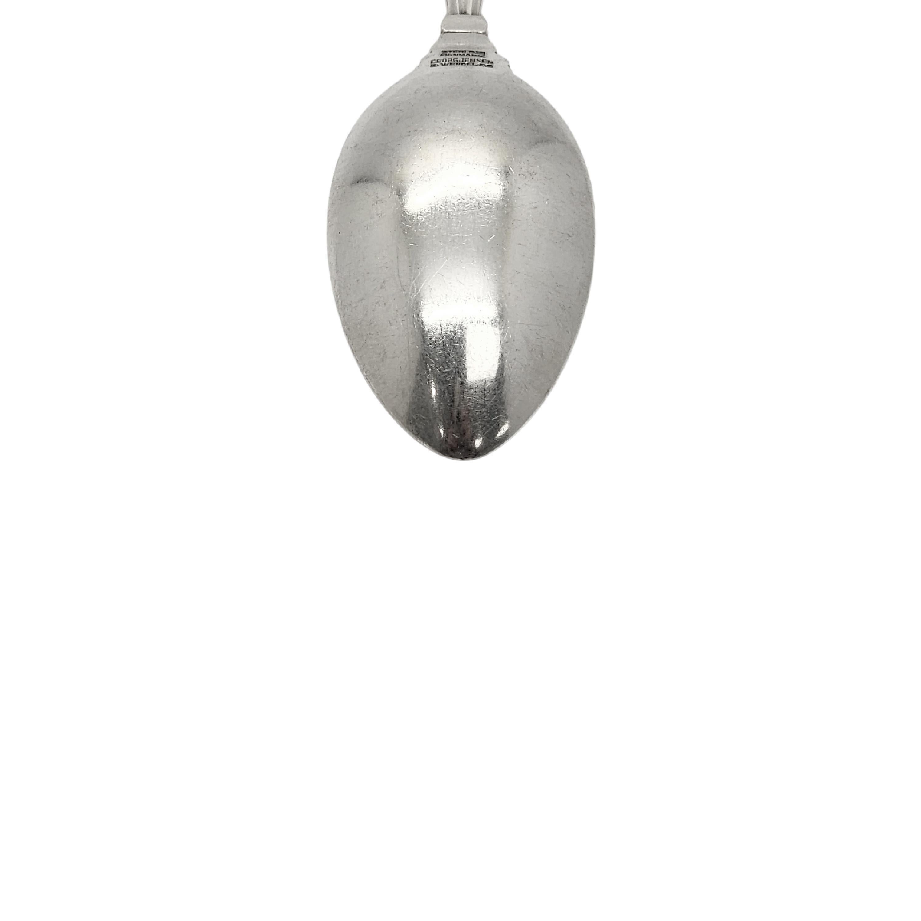 Set of 8 Georg Jensen & Wendel Denmark Acorn Sterling Silver Teaspoons #15035 For Sale 2