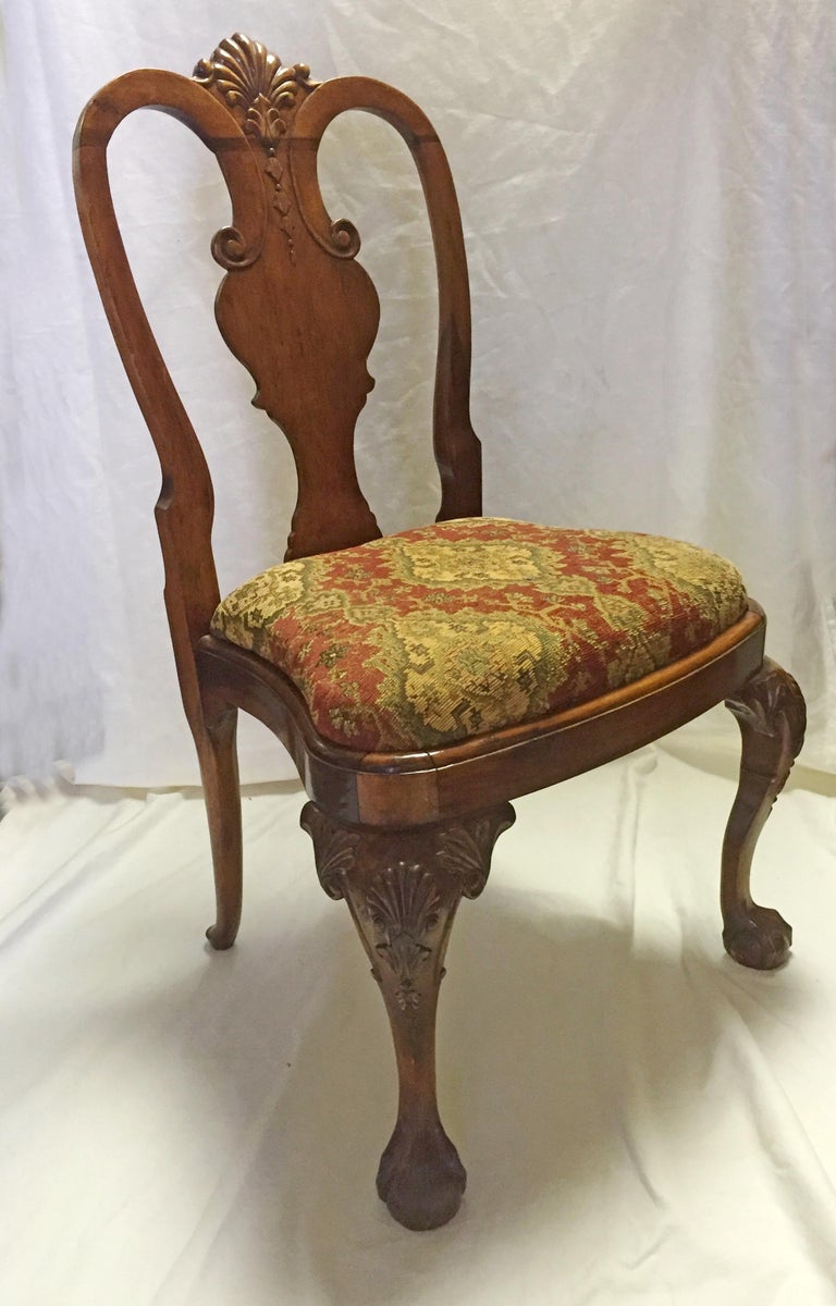 Set of 8 George II Style Dining Chairs For Sale at 1stDibs
