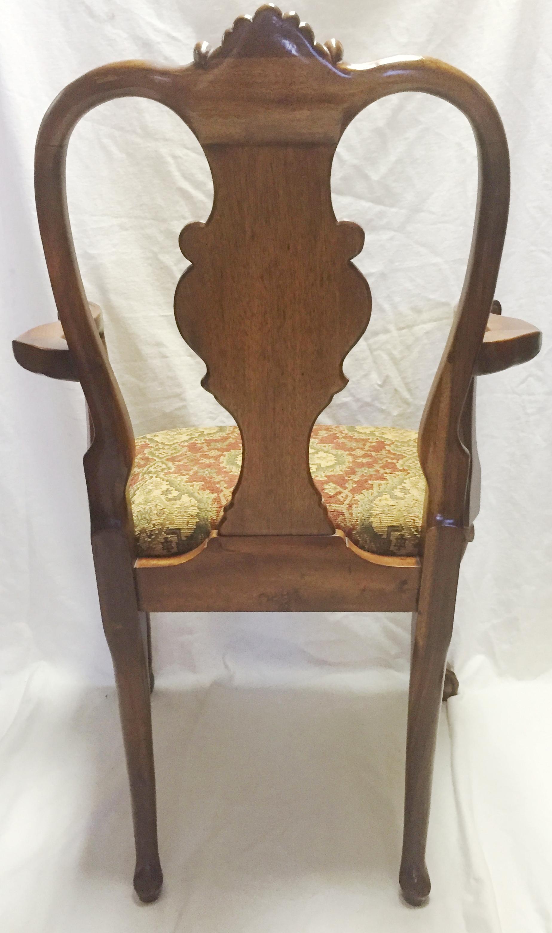 English Set of 8 George II Style Dining Chairs