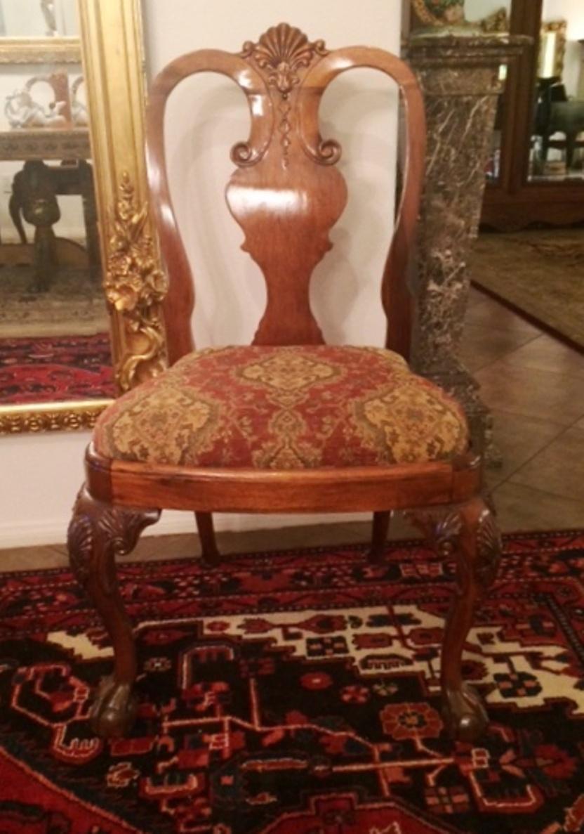 Set of 8 George II Style Dining Chairs 1