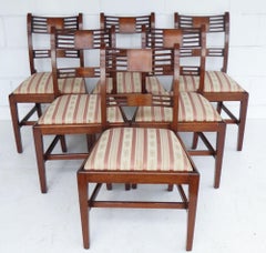 Set of 8 George III Mahogany Dining Chairs