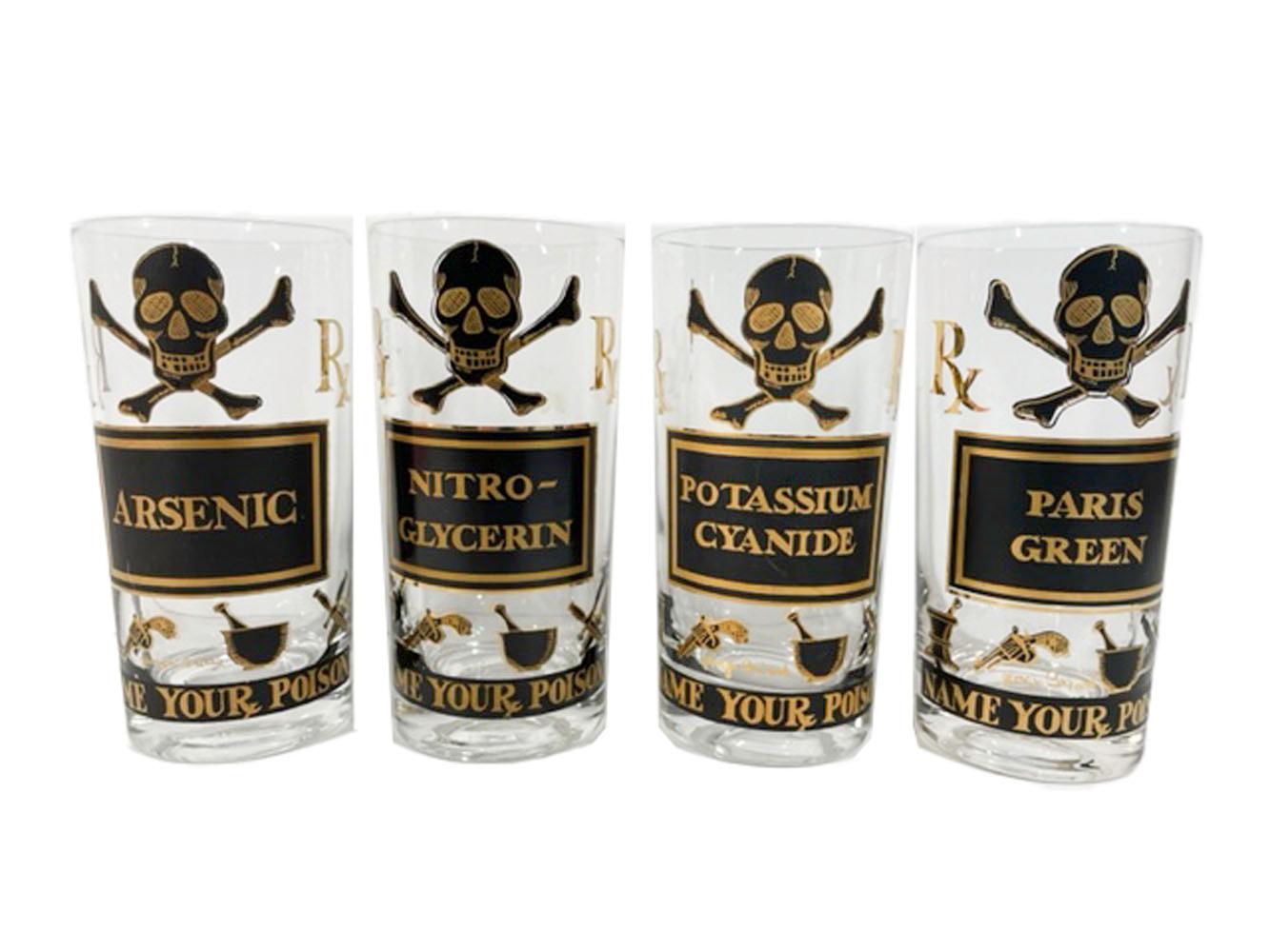 Set of 8 Georges Briard Mid-Century Modern 