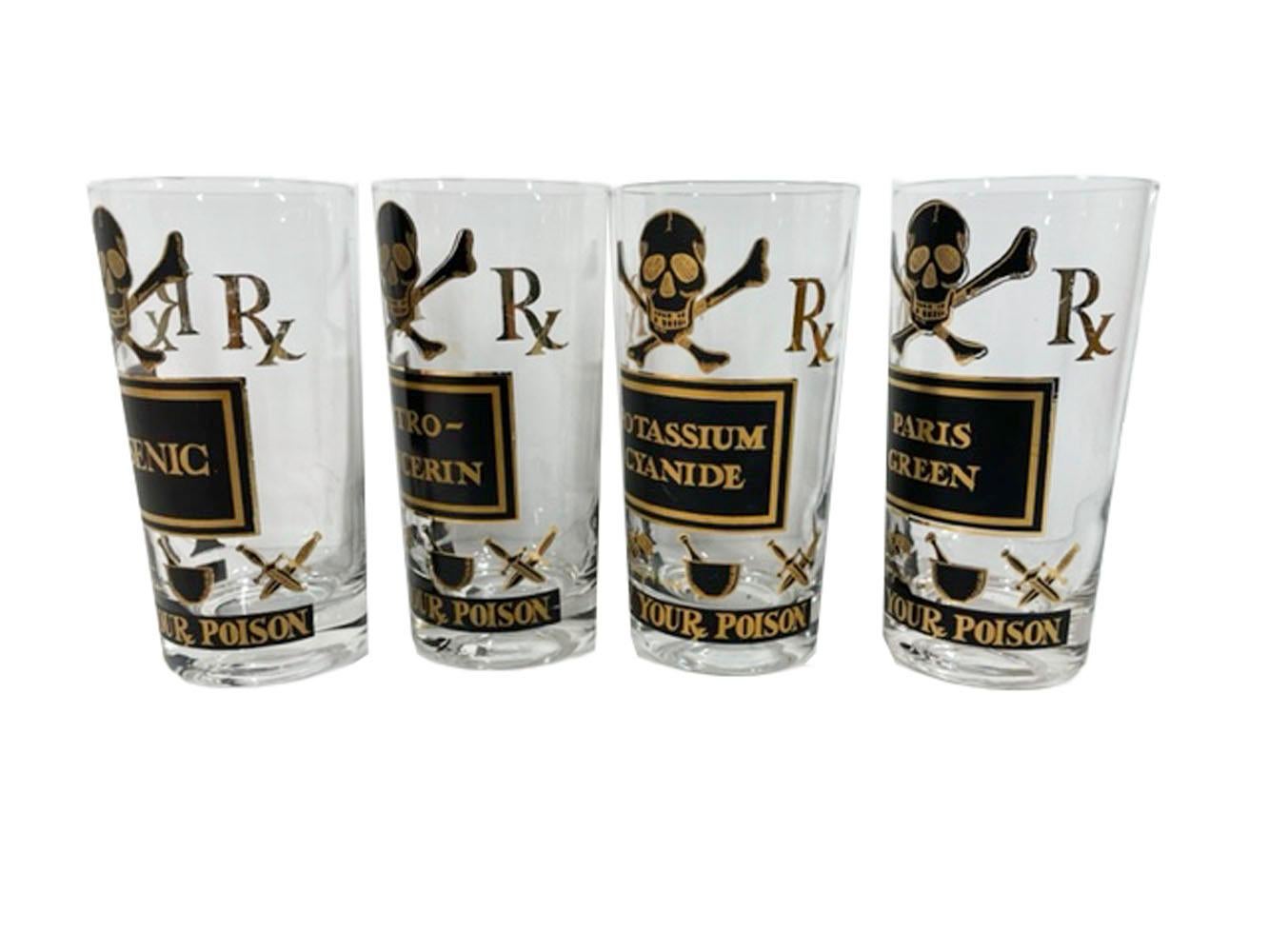 Mid-20th Century Set of 8 Georges Briard Mid-Century Modern 