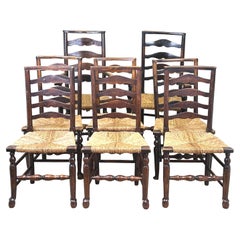 Set of 8 Georgian Farmhouse Dining Chairs