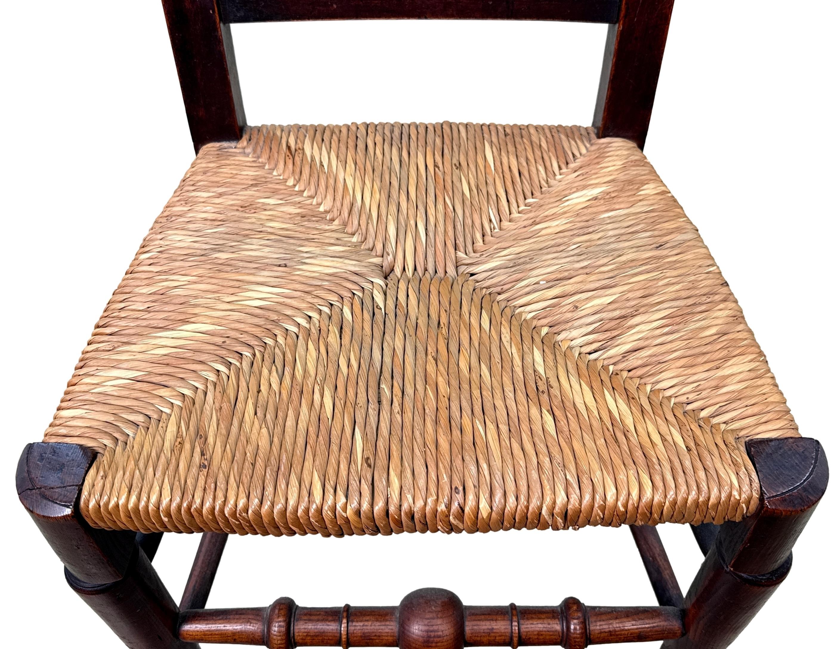Set Of 8 Georgian Spindleback Kitchen Dining Chairs For Sale 3