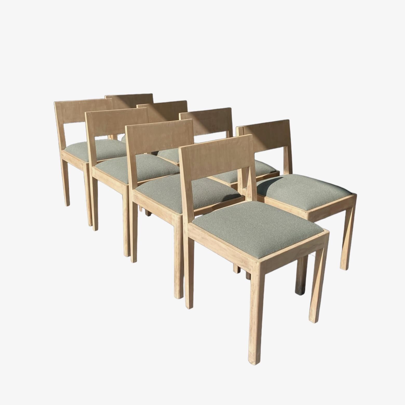 Satz von 8 Gerald Summers Esszimmerstühlen, 1935, Großbritannien, für Makers of simple furniture im Angebot 7