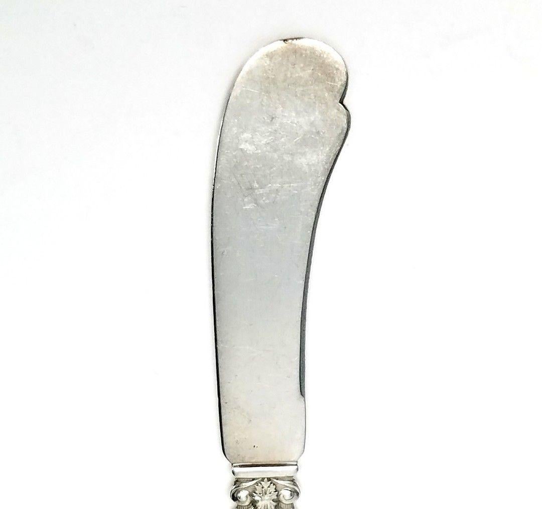 20th Century Set of 8 Gorham Mythologique Sterling Silver Butter Knives Multiple Monograms