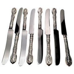 Set of 8 Gorham Mythologique Sterling Silver Dinner Knives No Monogram