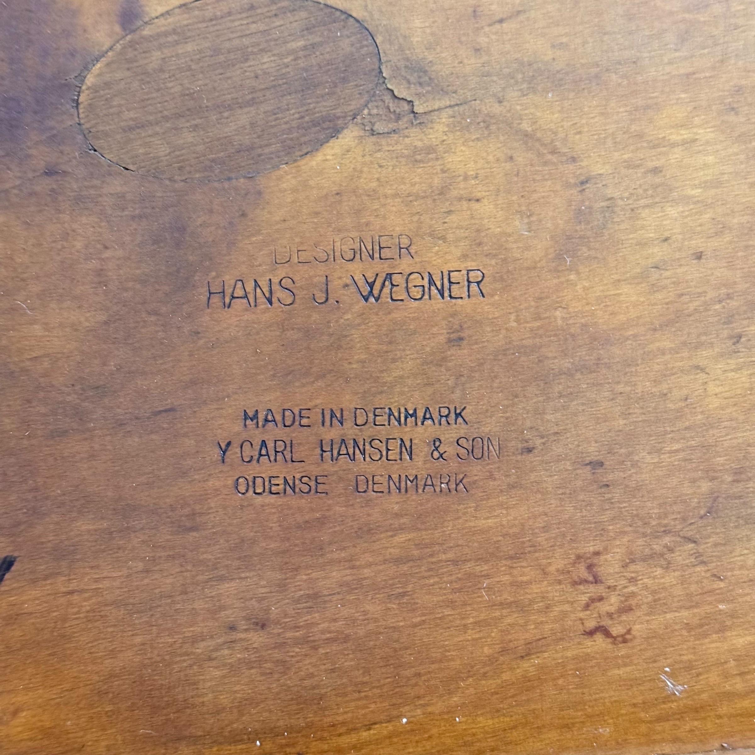 Set of 8 Hans J. Wegner CH-30 Dining Chairs in Bouclé, 1952, Carl Hansen & Søn 6