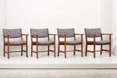 Set of 8 Hans Wegner GE Dining Chairs for GETAMA, Denmark, 1950s