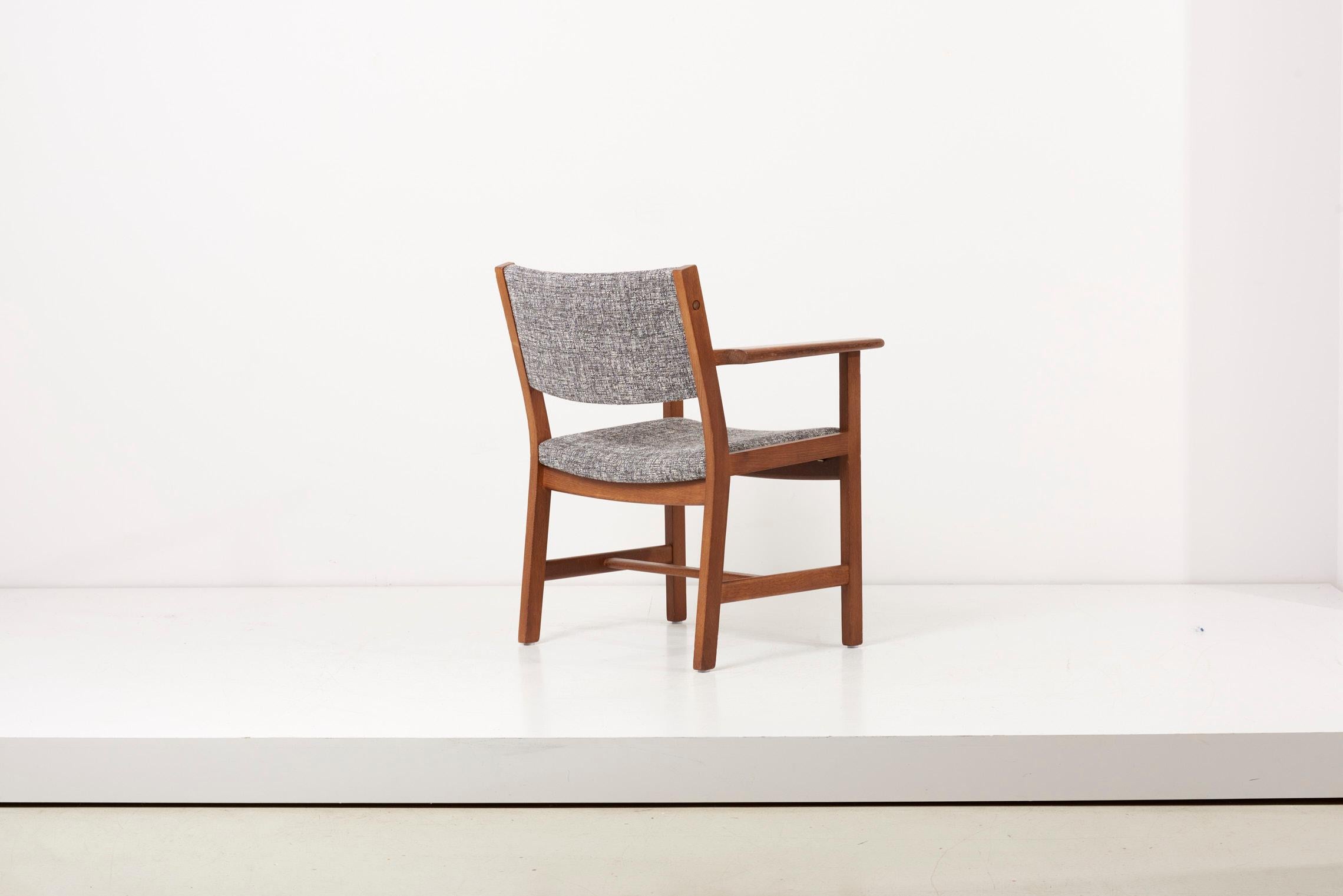 Mid-20th Century Set of 8 Hans Wegner GE Dining Chairs for GETAMA, Denmark, 1950s For Sale