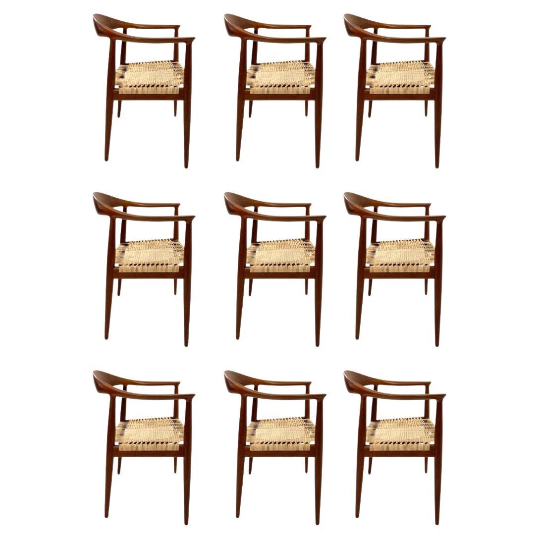 *These chairs have been completely restored by us and refinished with new cane seats and are in excellent vintage condition. The look like they would have looked- brand-new in 1950. We love these chairs for their timeless and iconic shape and their