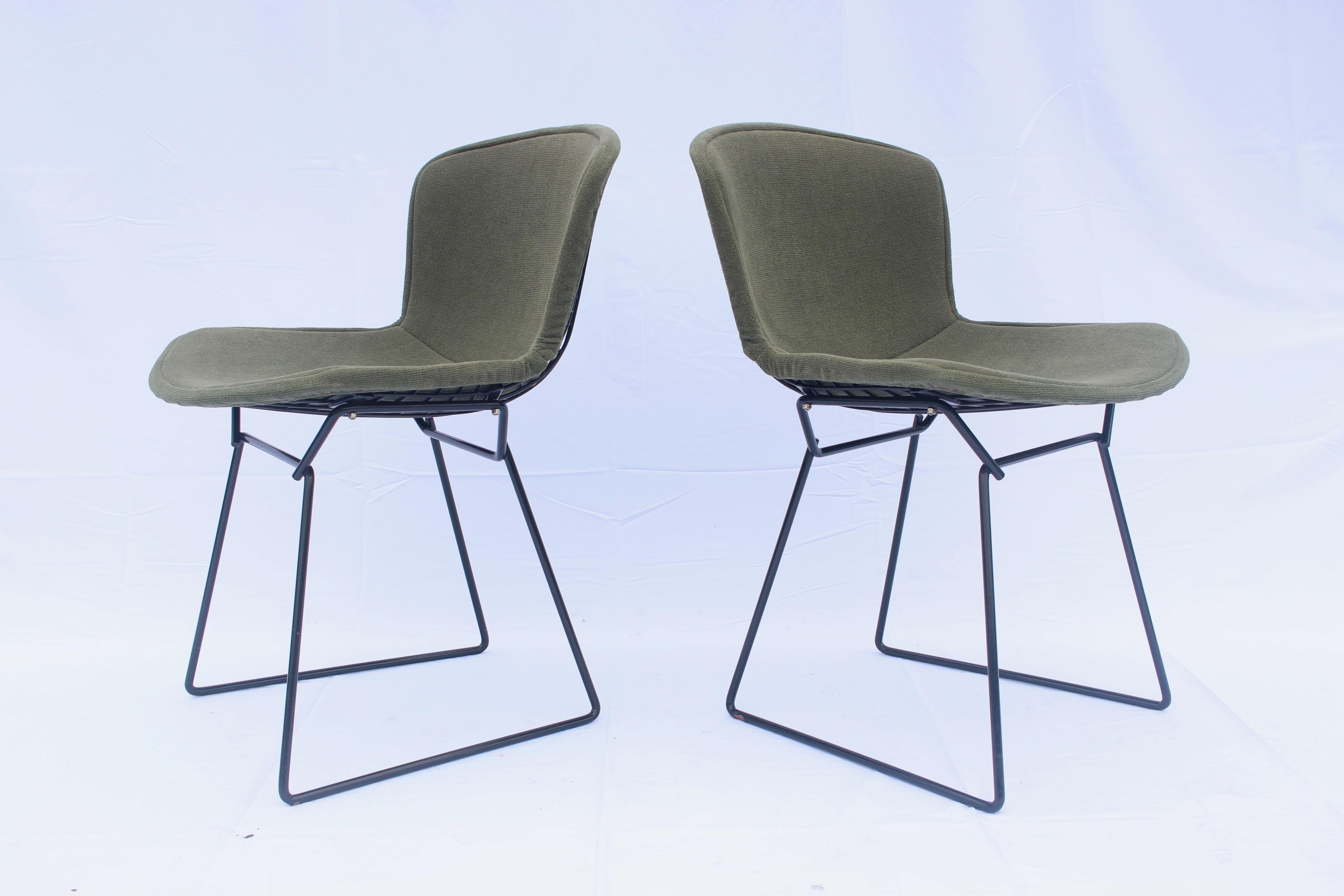 American Set of 6 or 8 Harry Bertoia for Knoll Wire Chairs, 1960s-1970s