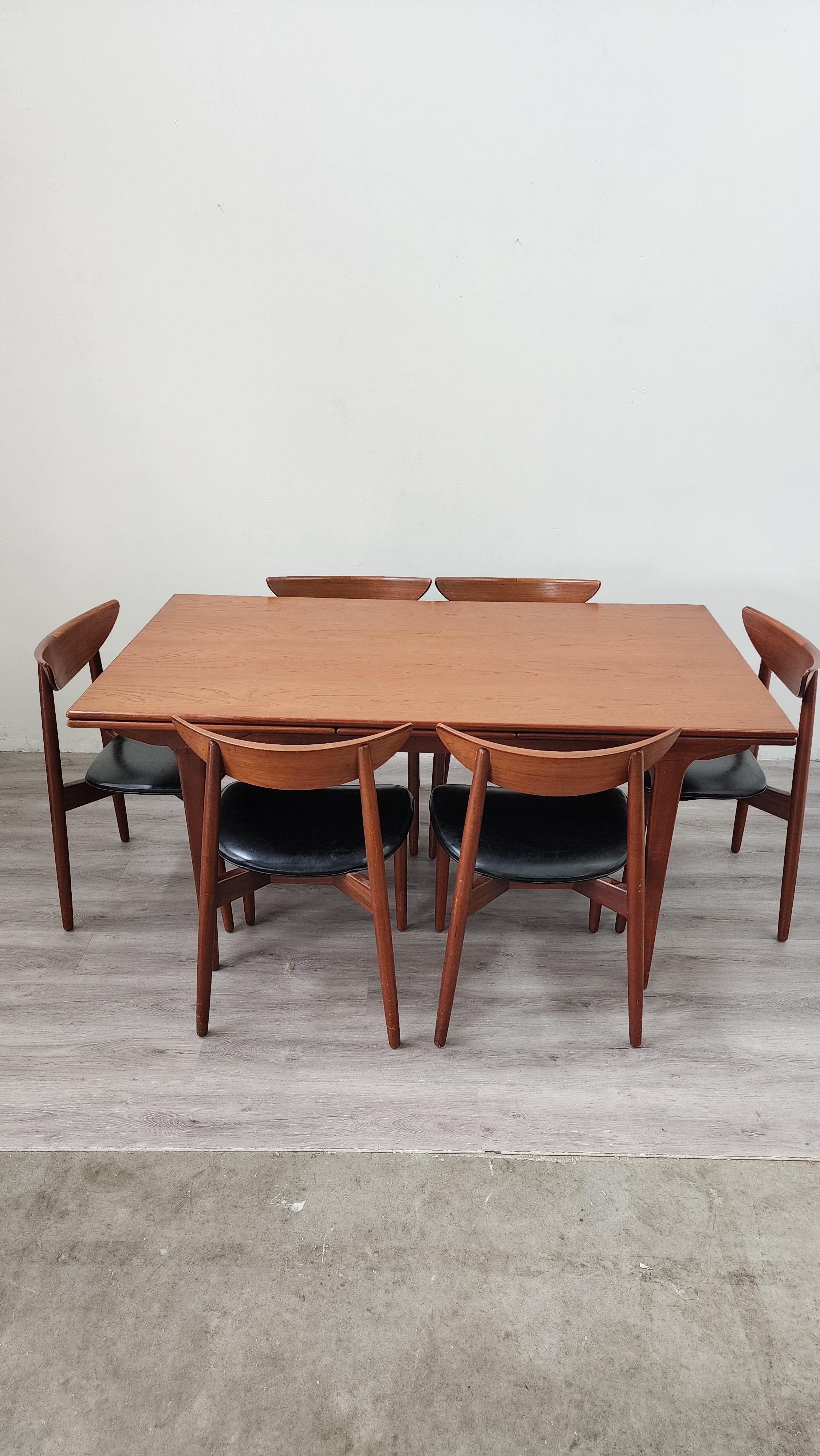 Set of 8 Harry Ostergaard Dining Chairs for Randers Mobelfabrik For Sale 4