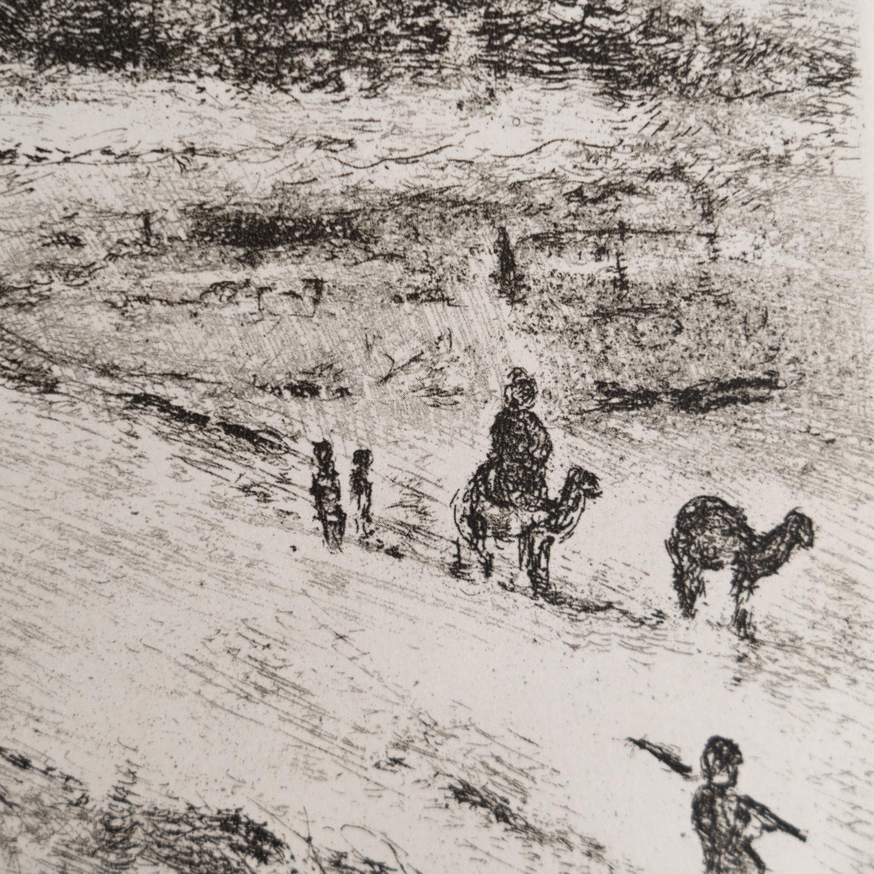Conjunto de 8 grabados en heliograbado de Marc Chagall de su icónica serie bíblica en venta 3