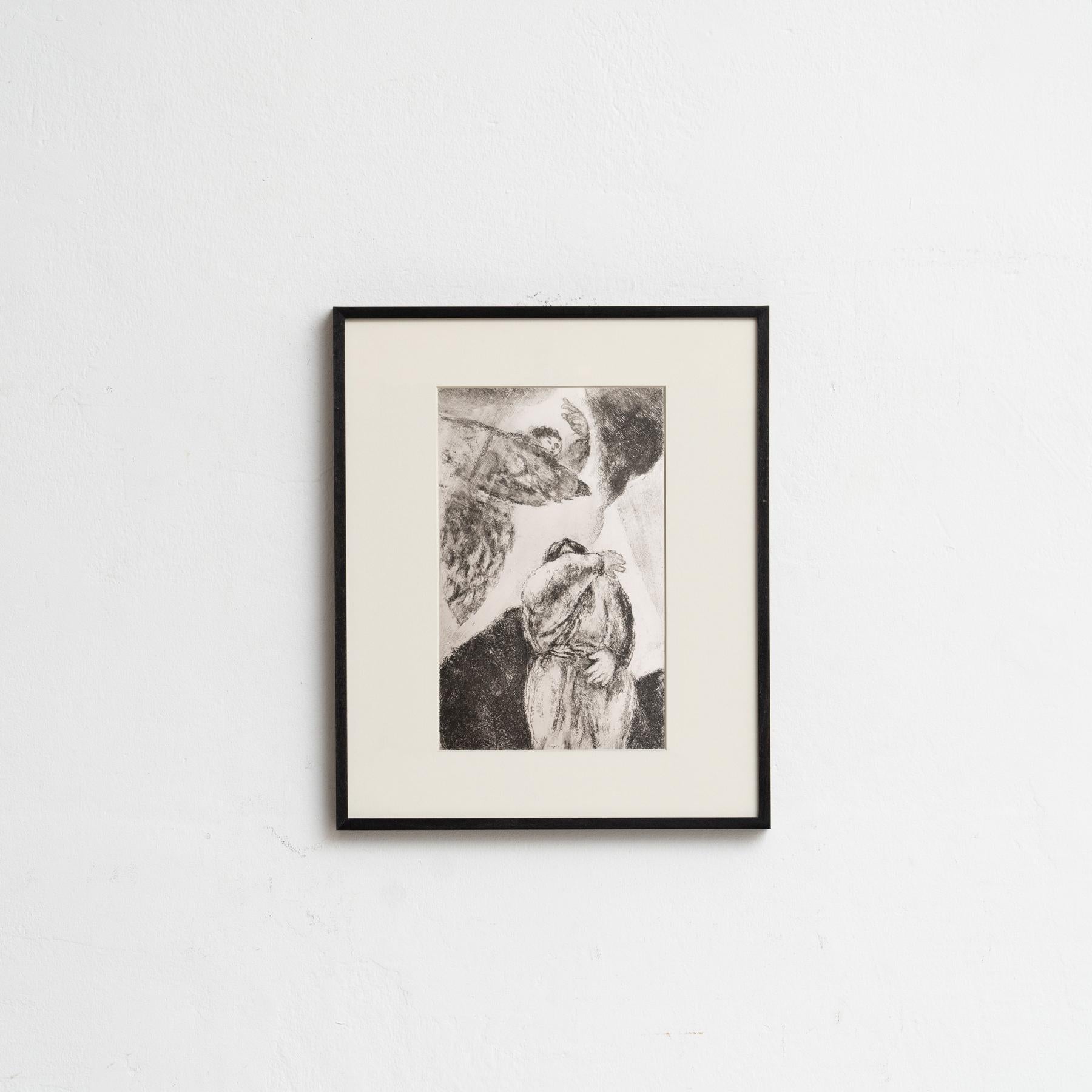 Conjunto de 8 grabados en heliograbado de Marc Chagall de su icónica serie bíblica en venta 8