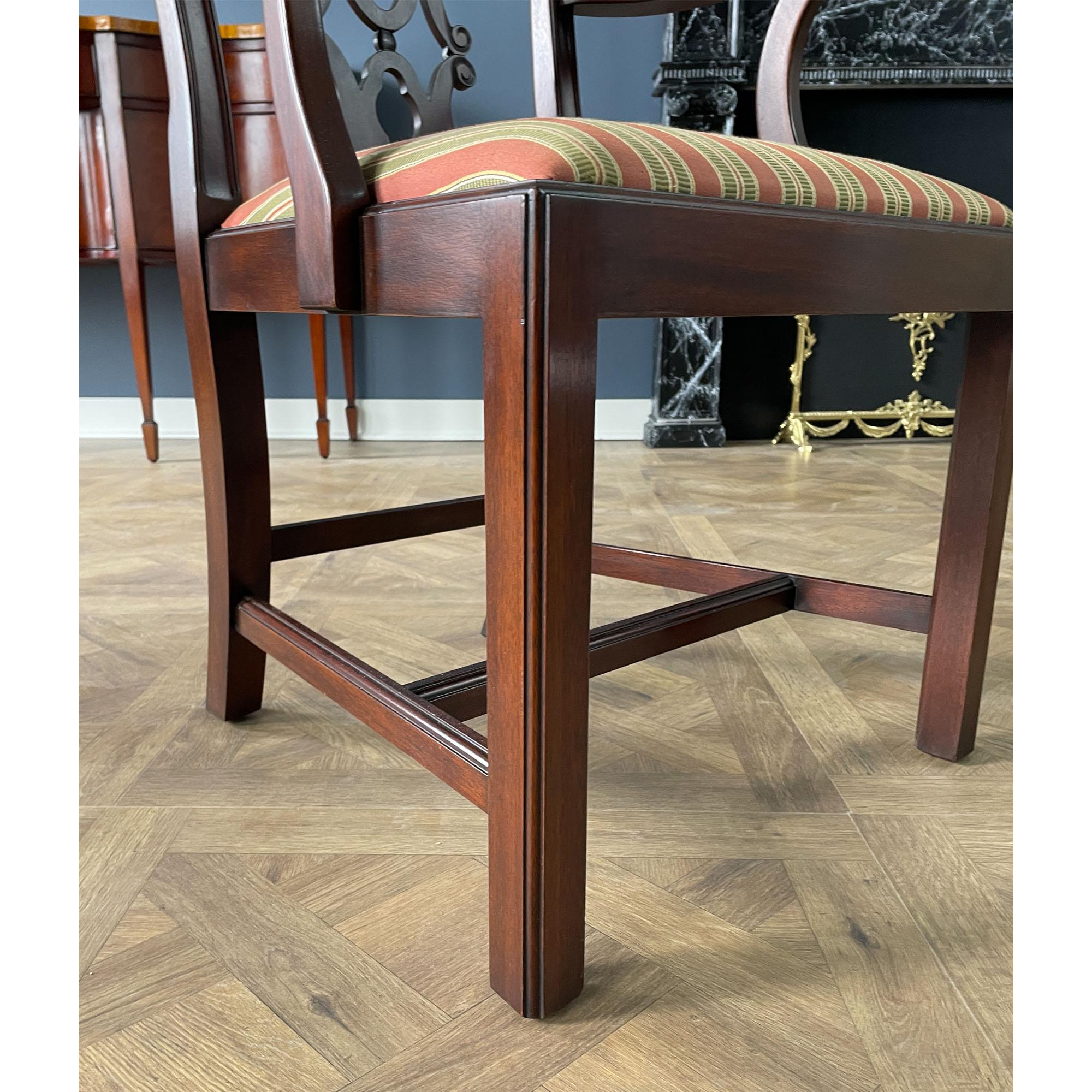 Set of 8 Henkel Harris Vintage Dining Chairs 4