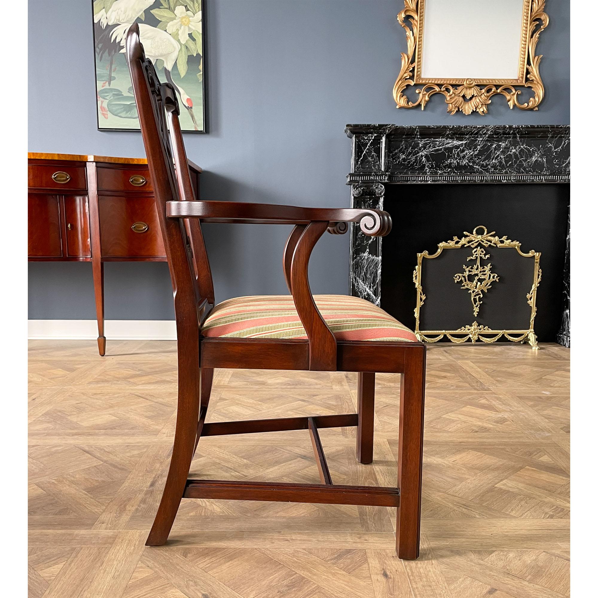Set of 8 Henkel Harris Vintage Dining Chairs 5