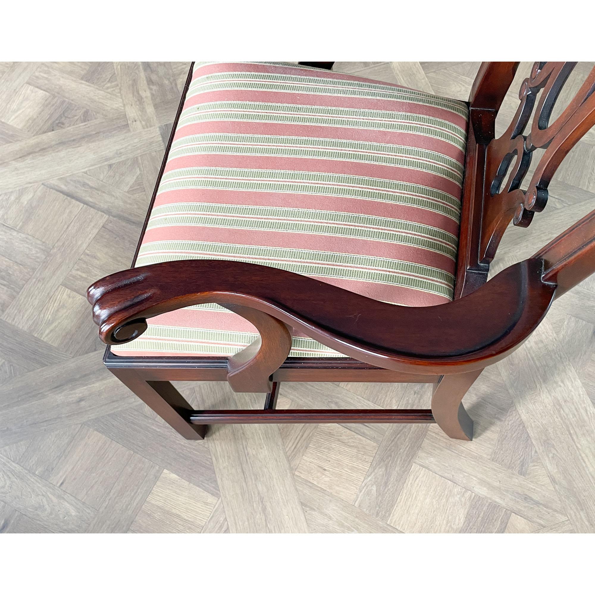 Set of 8 Henkel Harris Vintage Dining Chairs 8