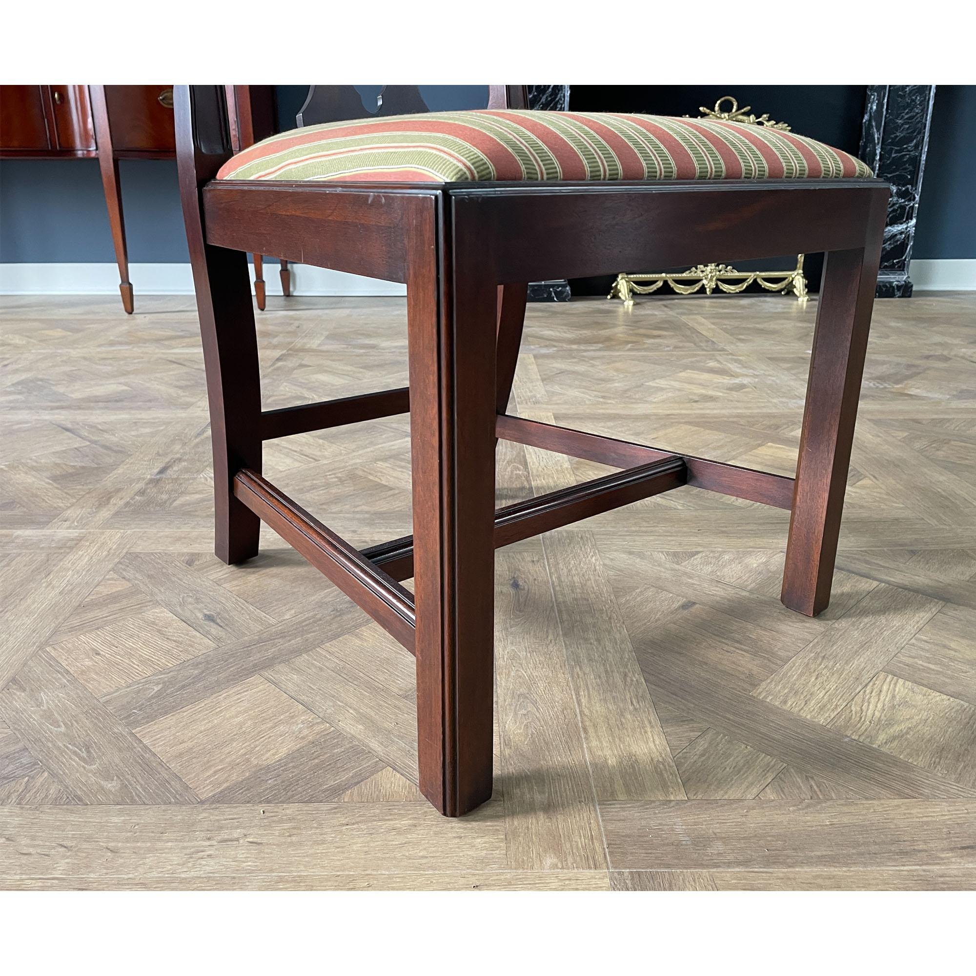 Set of 8 Henkel Harris Vintage Dining Chairs 10