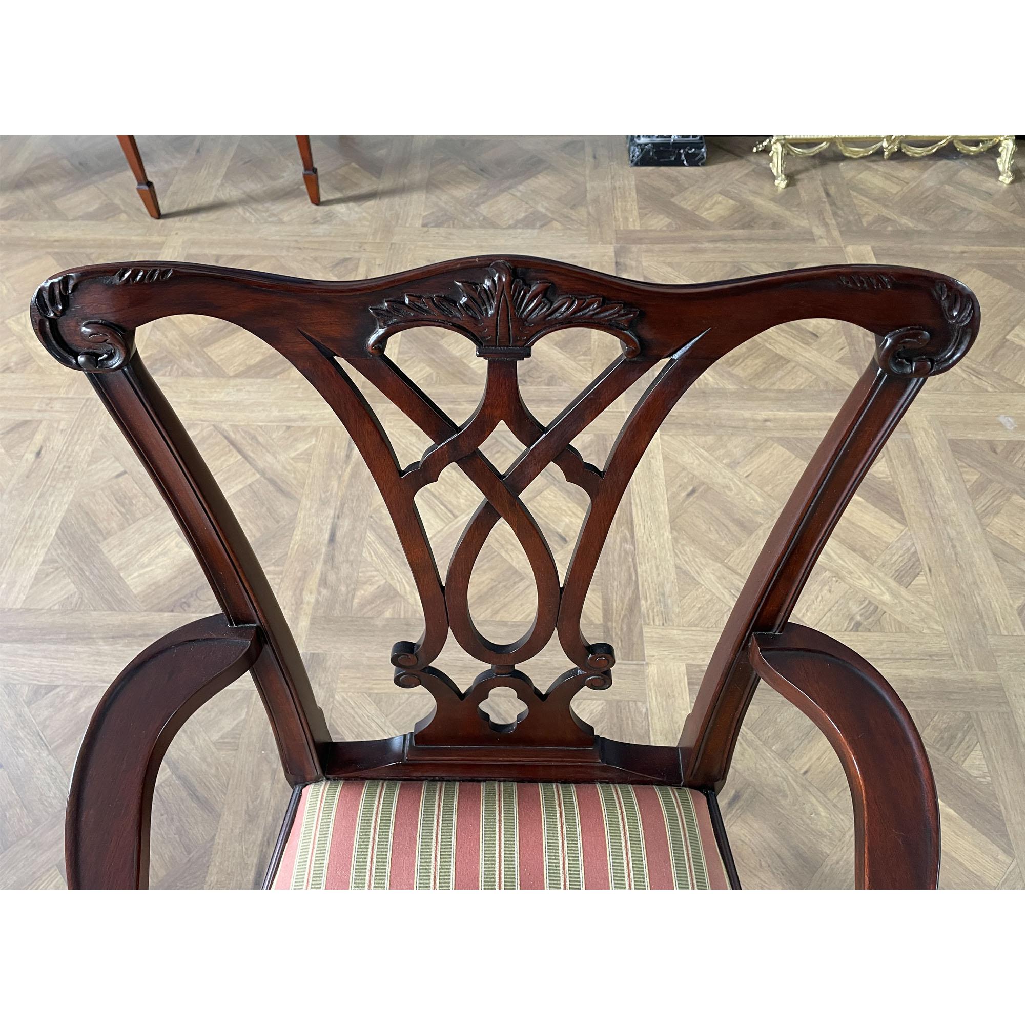 Set of 8 Henkel Harris Vintage Dining Chairs 1