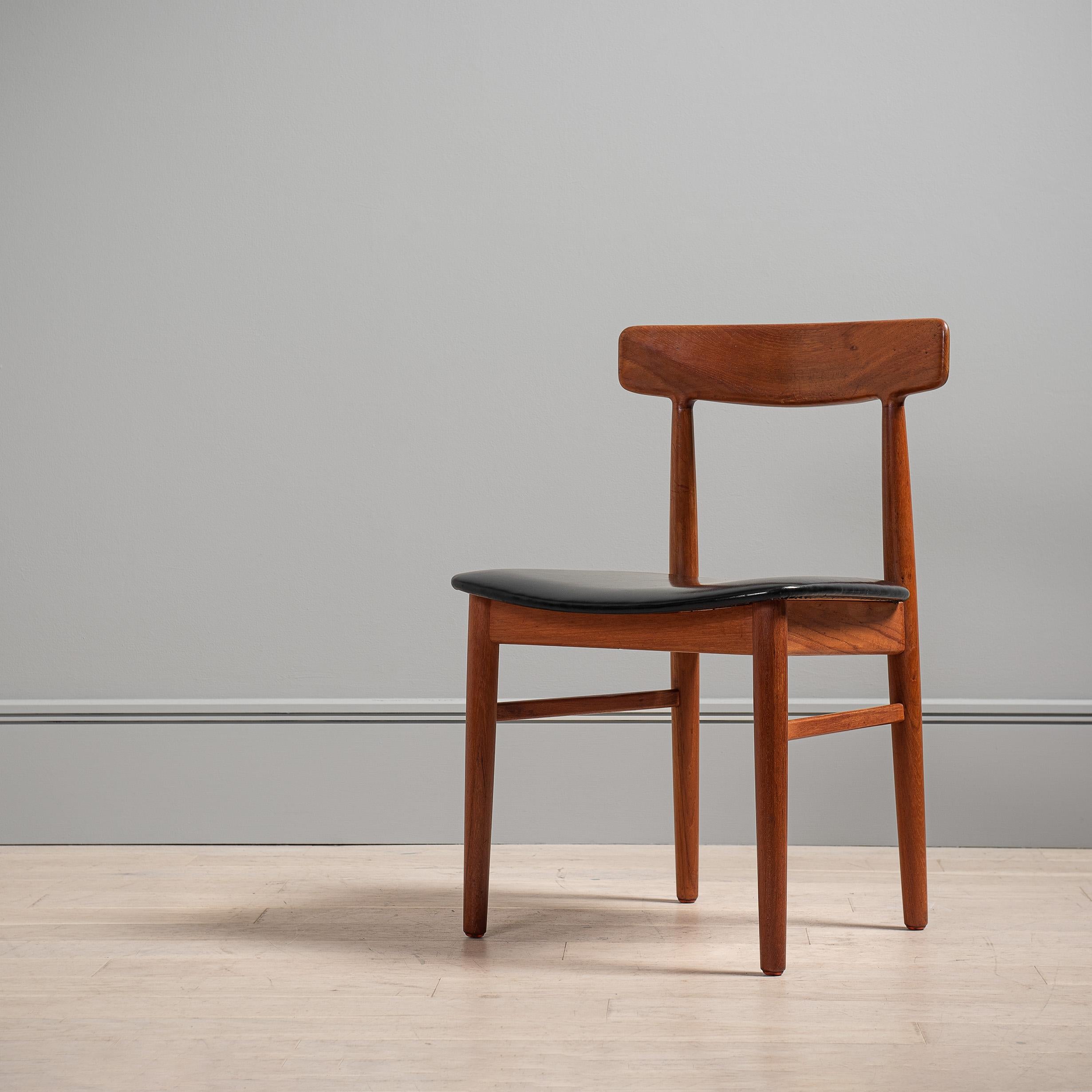 Set of 8 Henning Kjaernulf Teak Chairs 4