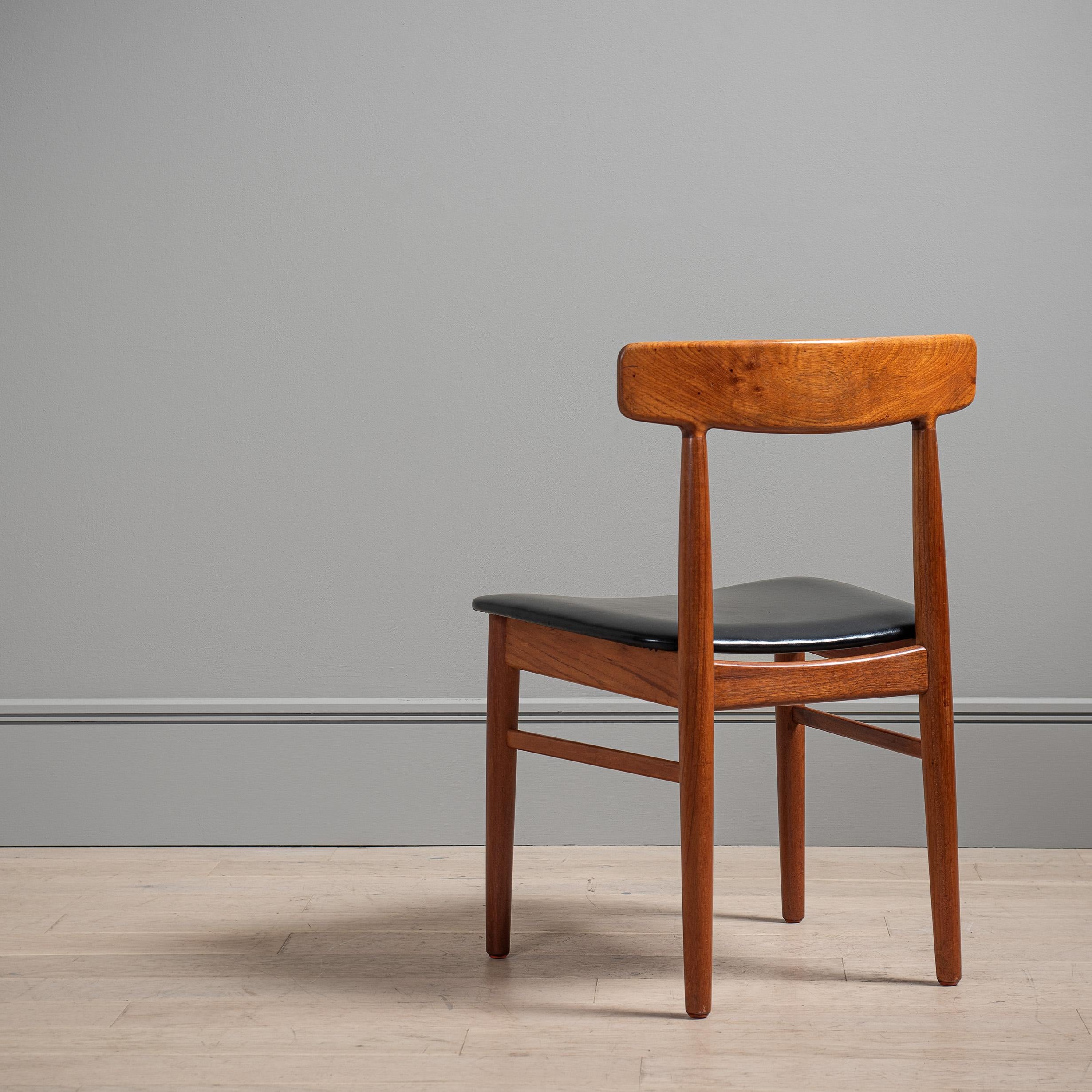 Set of 8 Henning Kjaernulf Teak Chairs 5