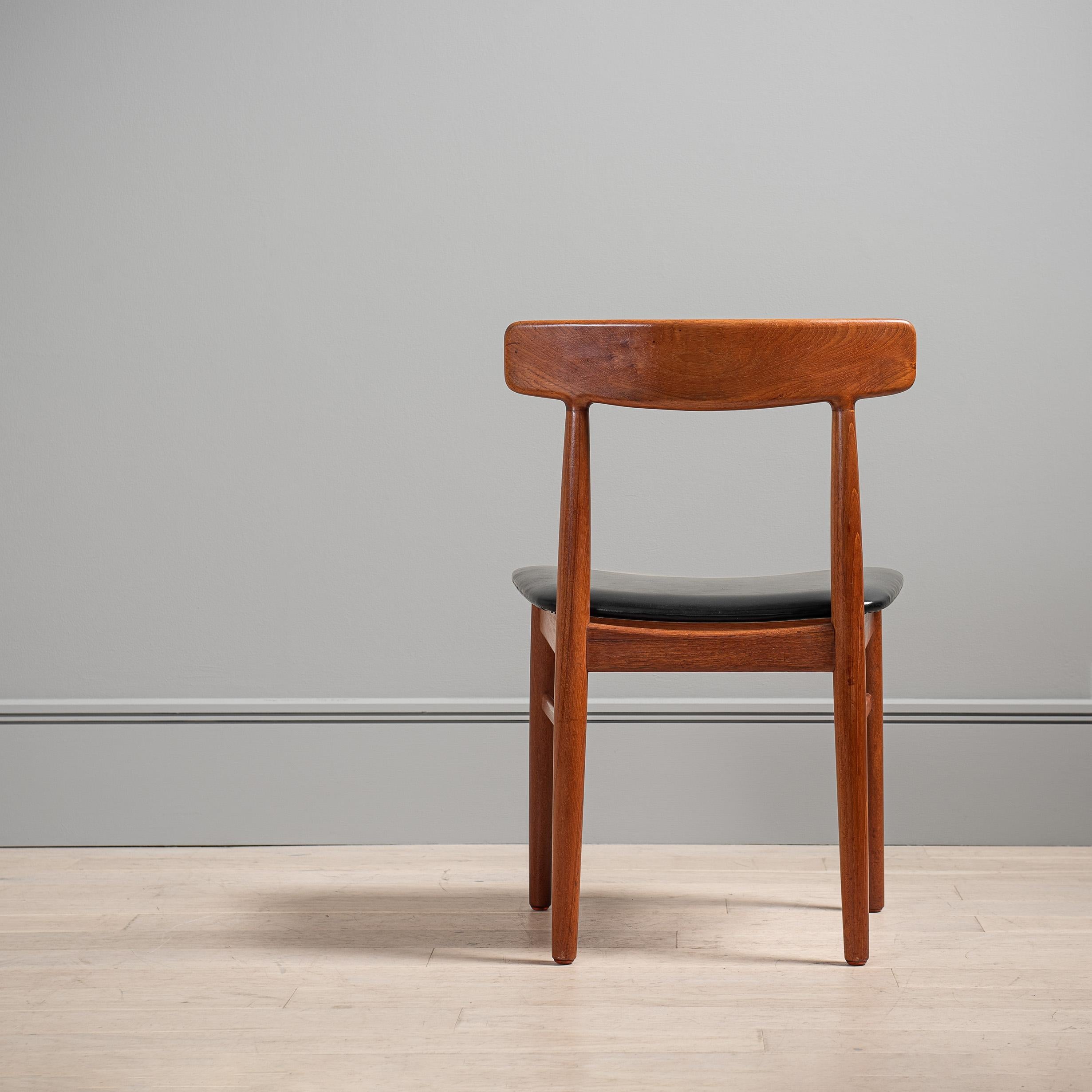 Set of 8 Henning Kjaernulf Teak Chairs 2