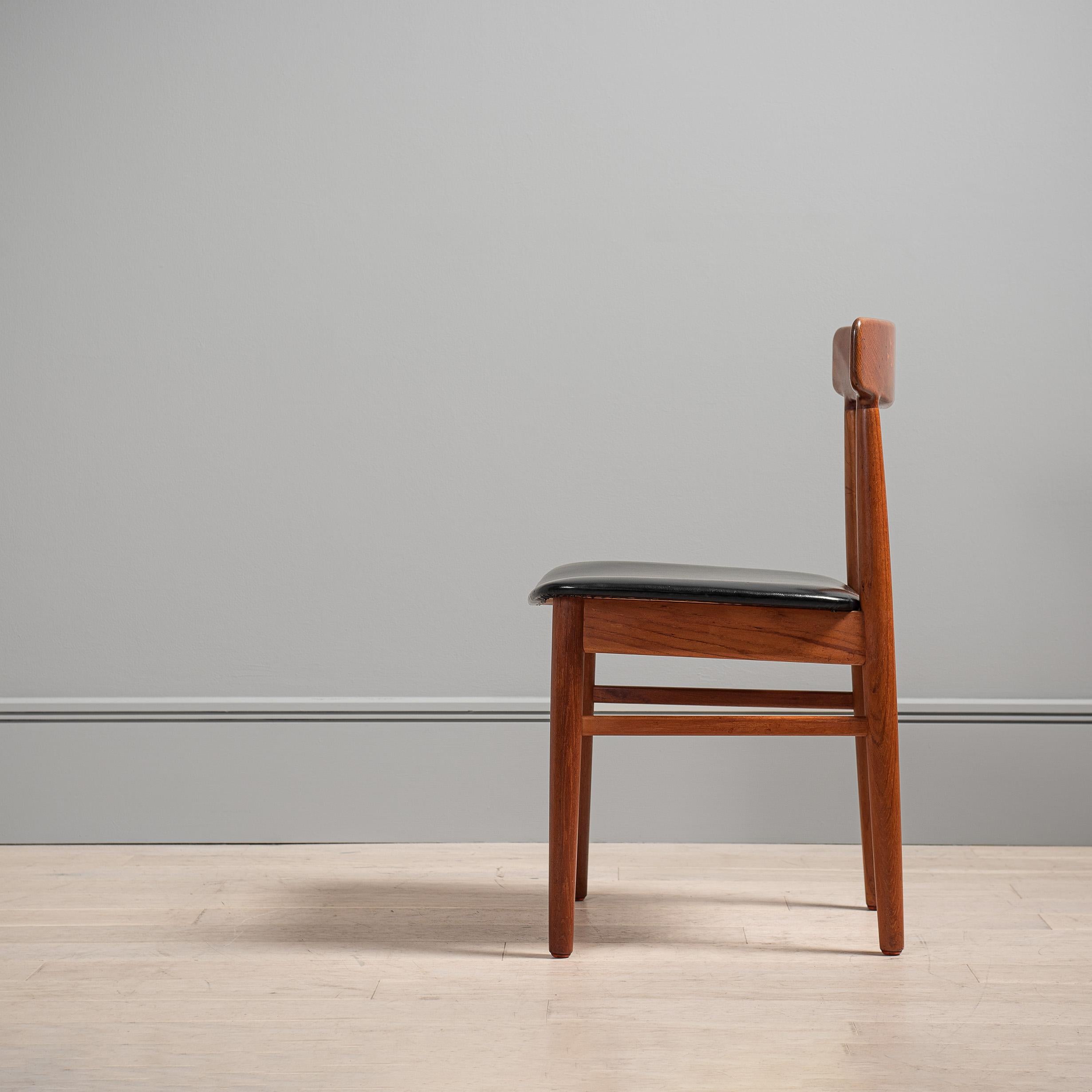 Set of 8 Henning Kjaernulf Teak Chairs 3