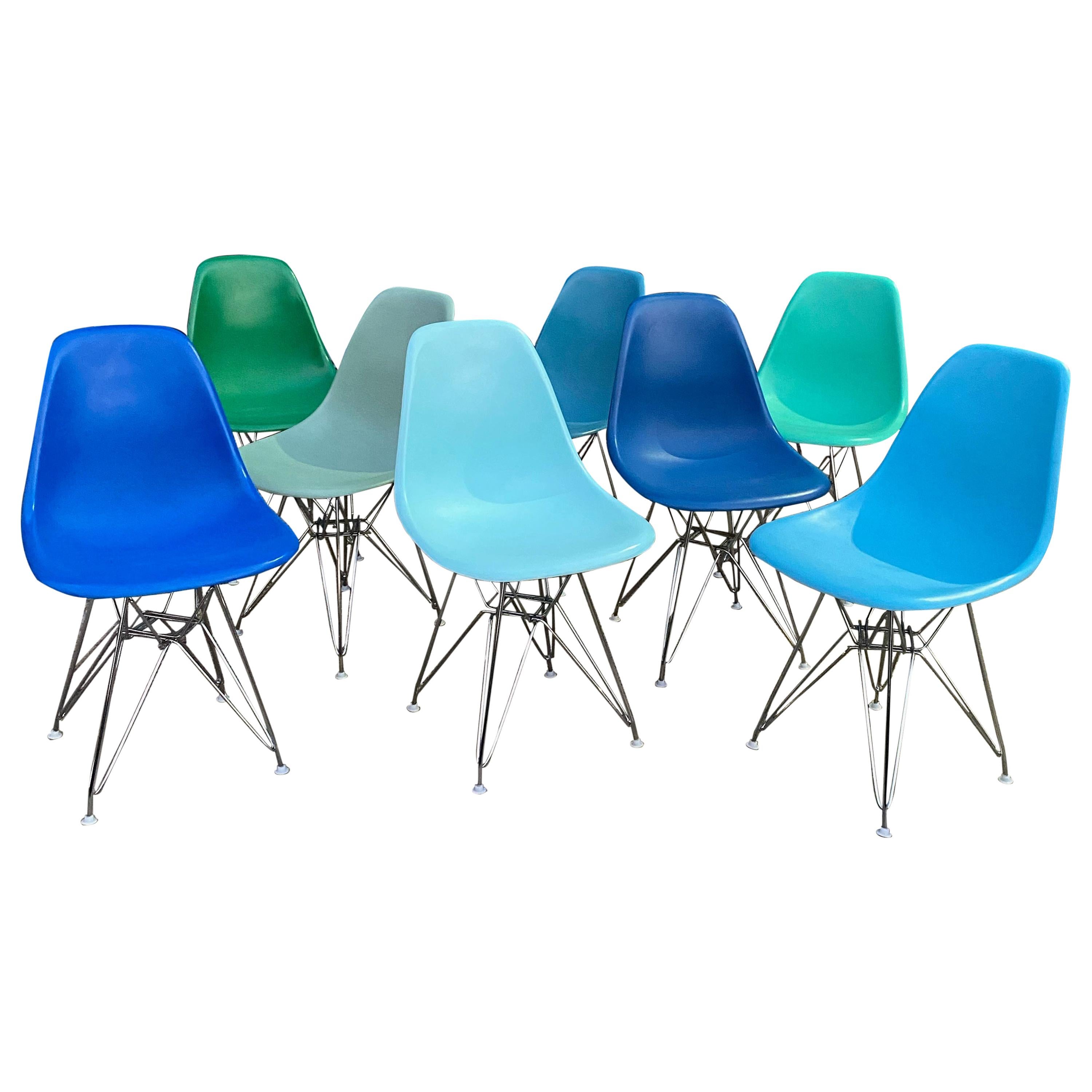 Set of Six Herman Miller Eames Dining Chairs at 1stDibs