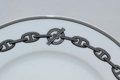Set of 8 Hermes Place Settings in Chaine D'Ancre in Gray