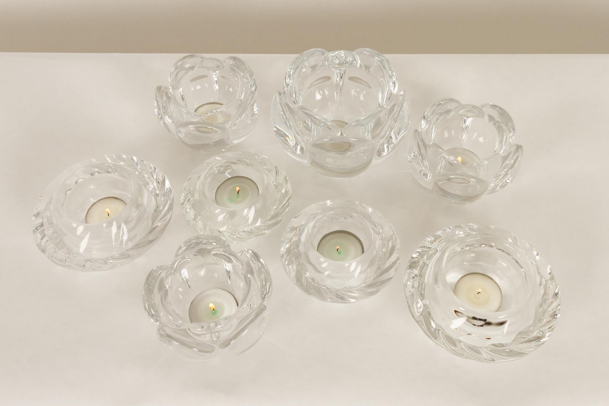 Set of 8 Holmegaard Glass Candleholders, 1980s  For Sale 6