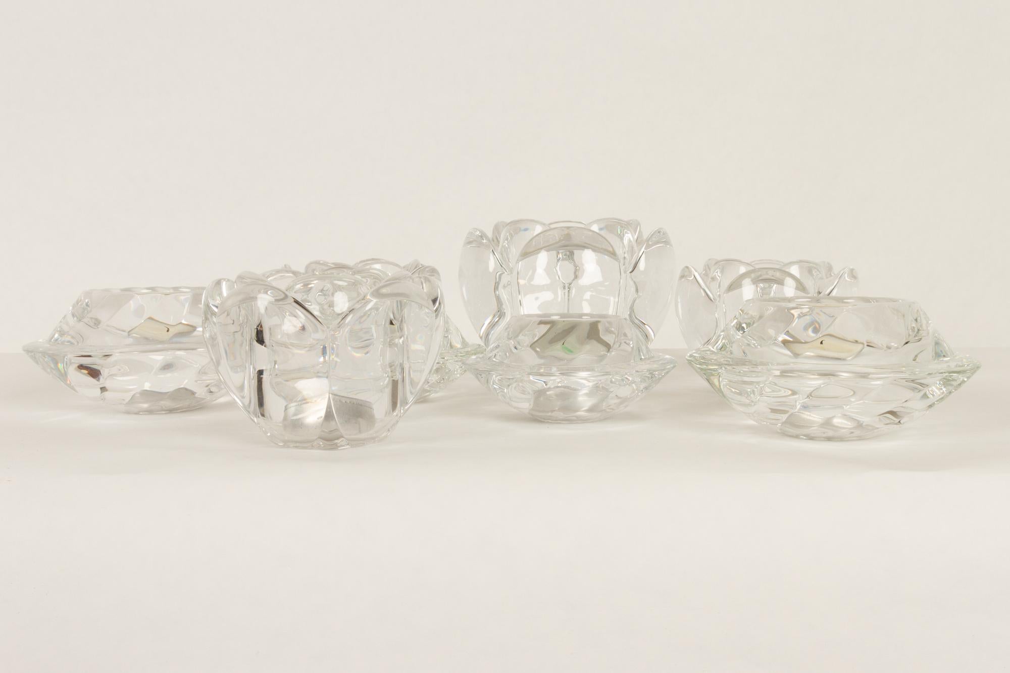 Set of 8 Holmegaard Glass Candleholders, 1980s  For Sale 7