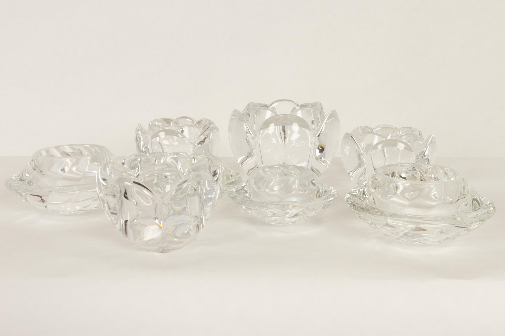 Set of 8 Holmegaard Glass Candleholders, 1980s  For Sale 9