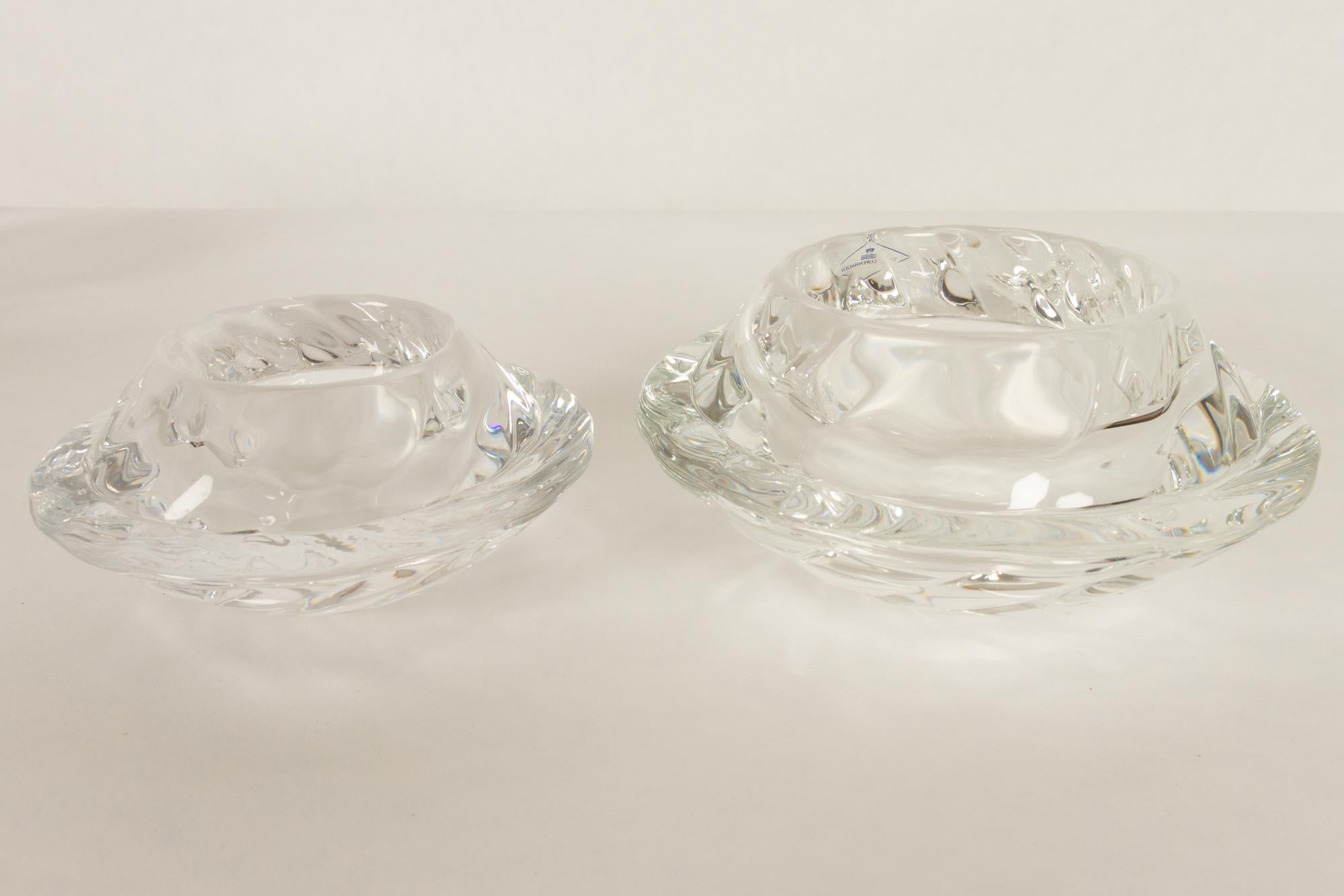 Set of 8 Holmegaard Glass Candleholders, 1980s  For Sale 10