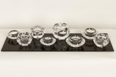 Set of 8 Holmegaard Glass Candleholders, 1980s