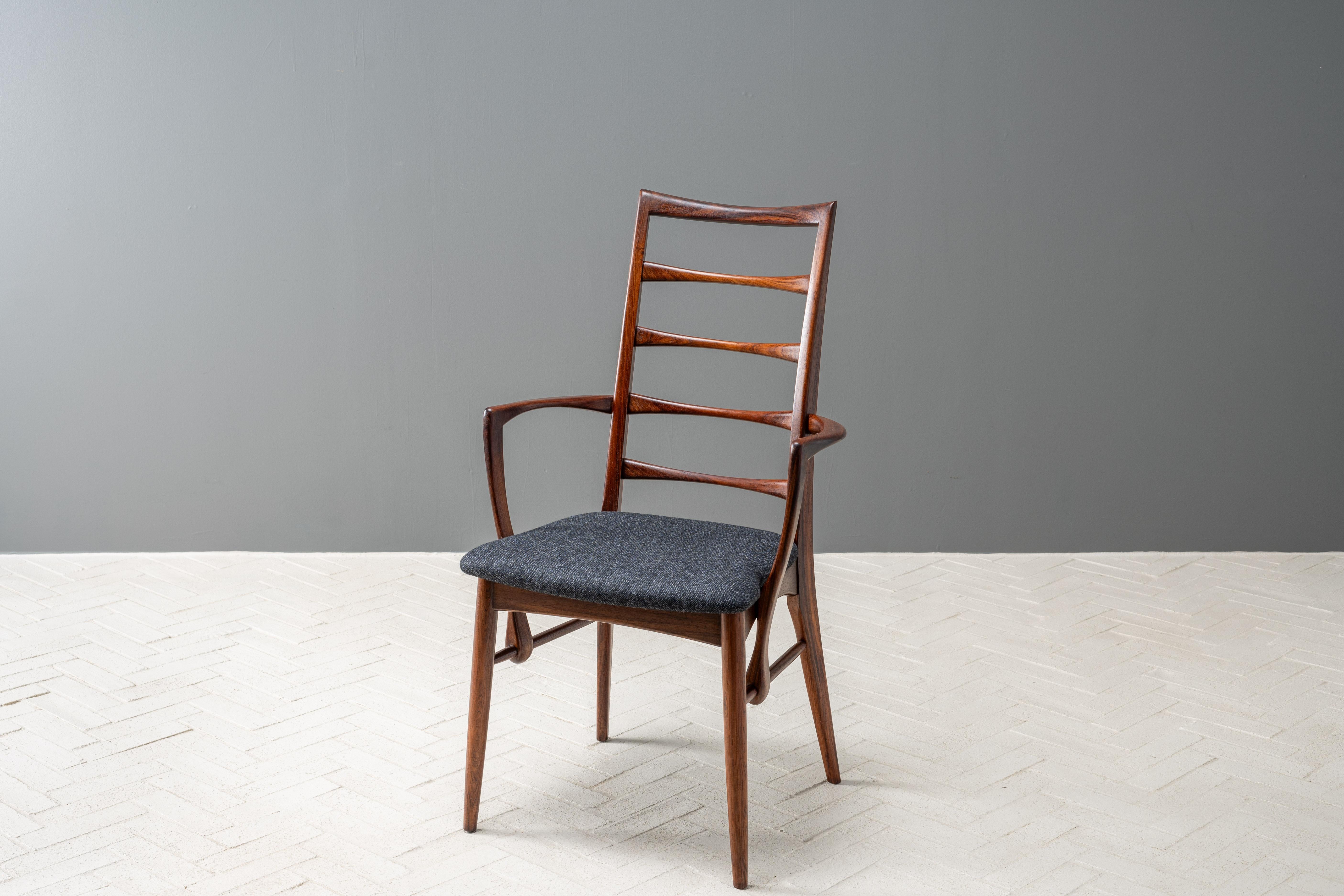 Set of 8 Hornslet Rosewood Dining Chairs 3