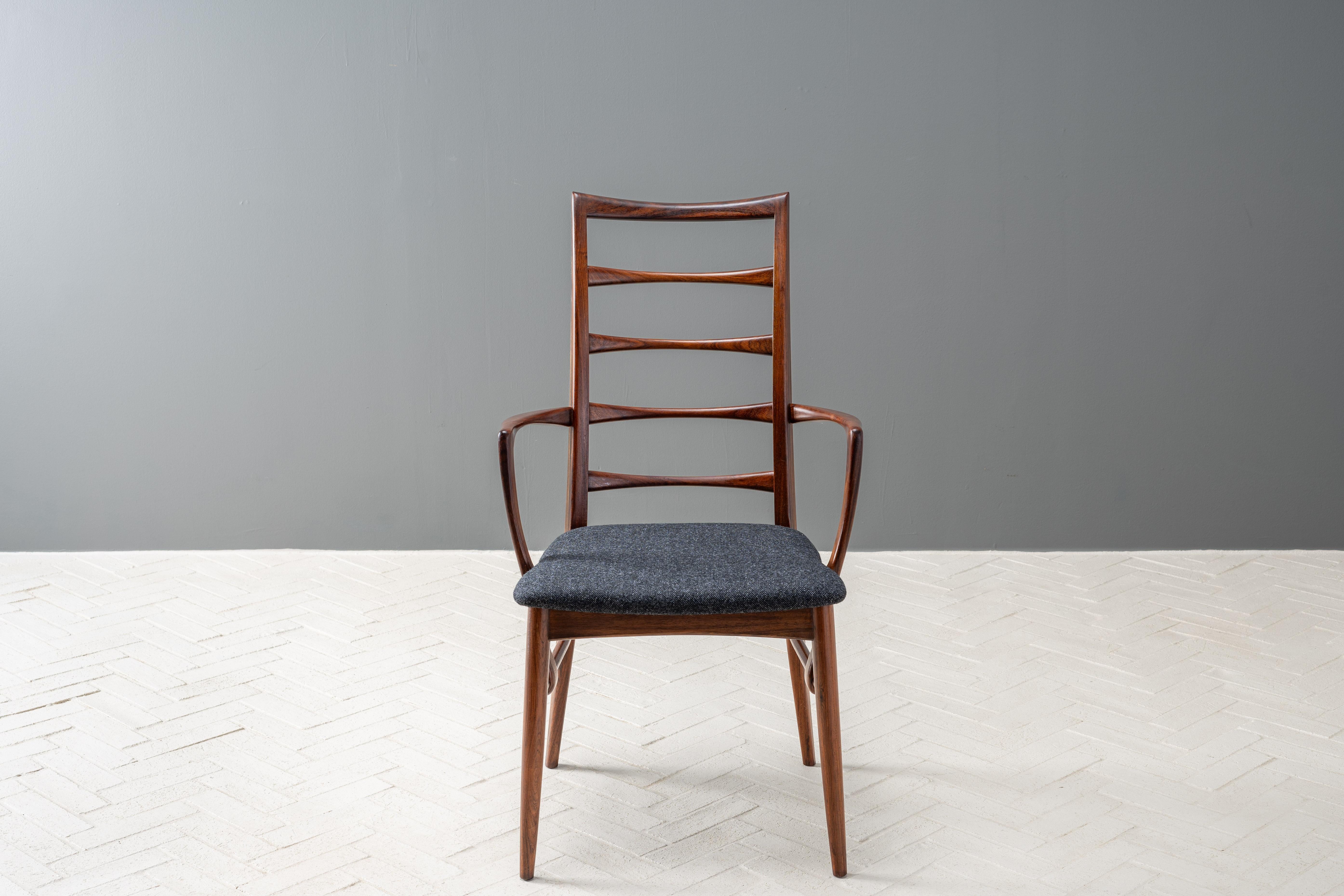 Set of 8 Hornslet Rosewood Dining Chairs 5