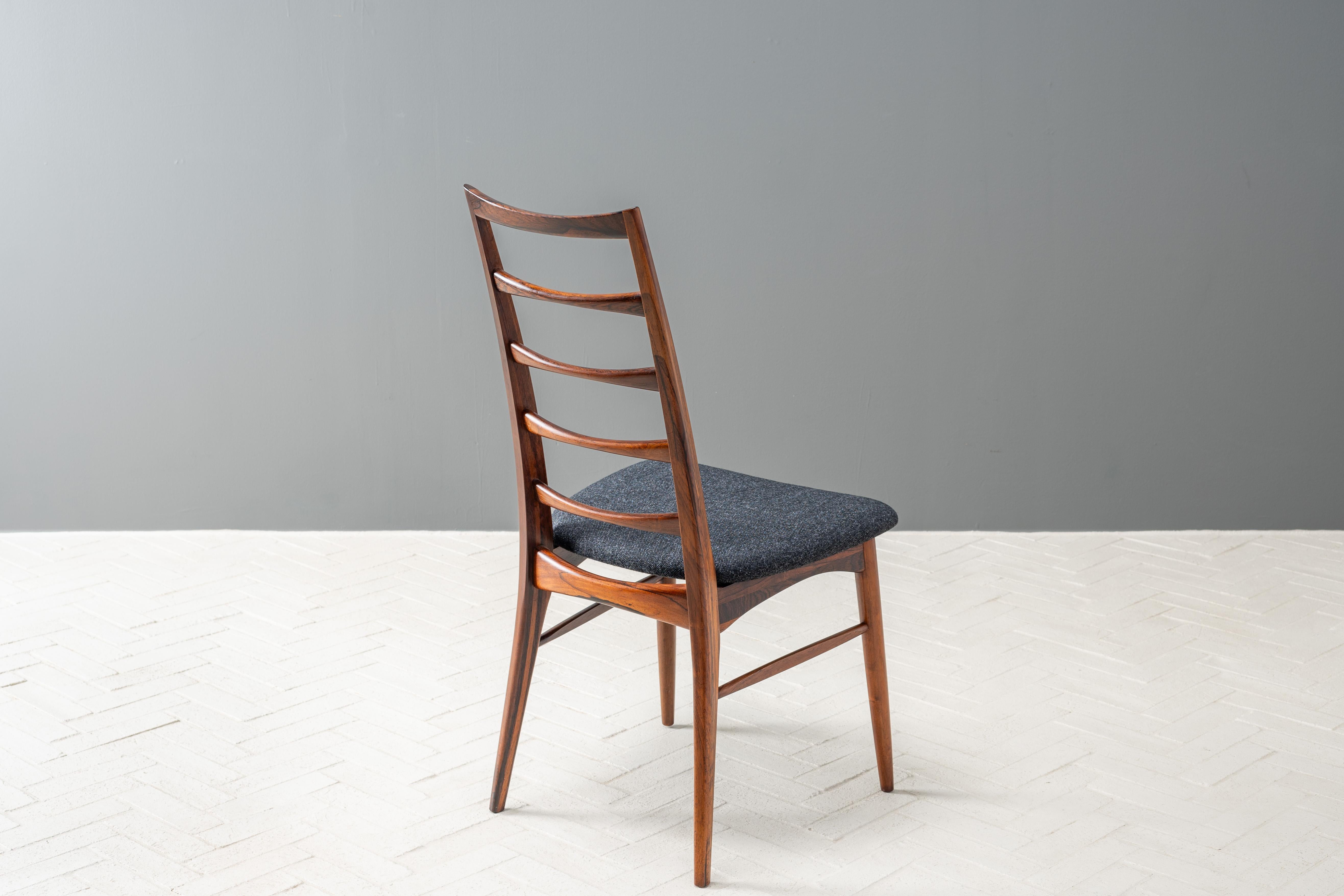Set of 8 Hornslet Rosewood Dining Chairs 8
