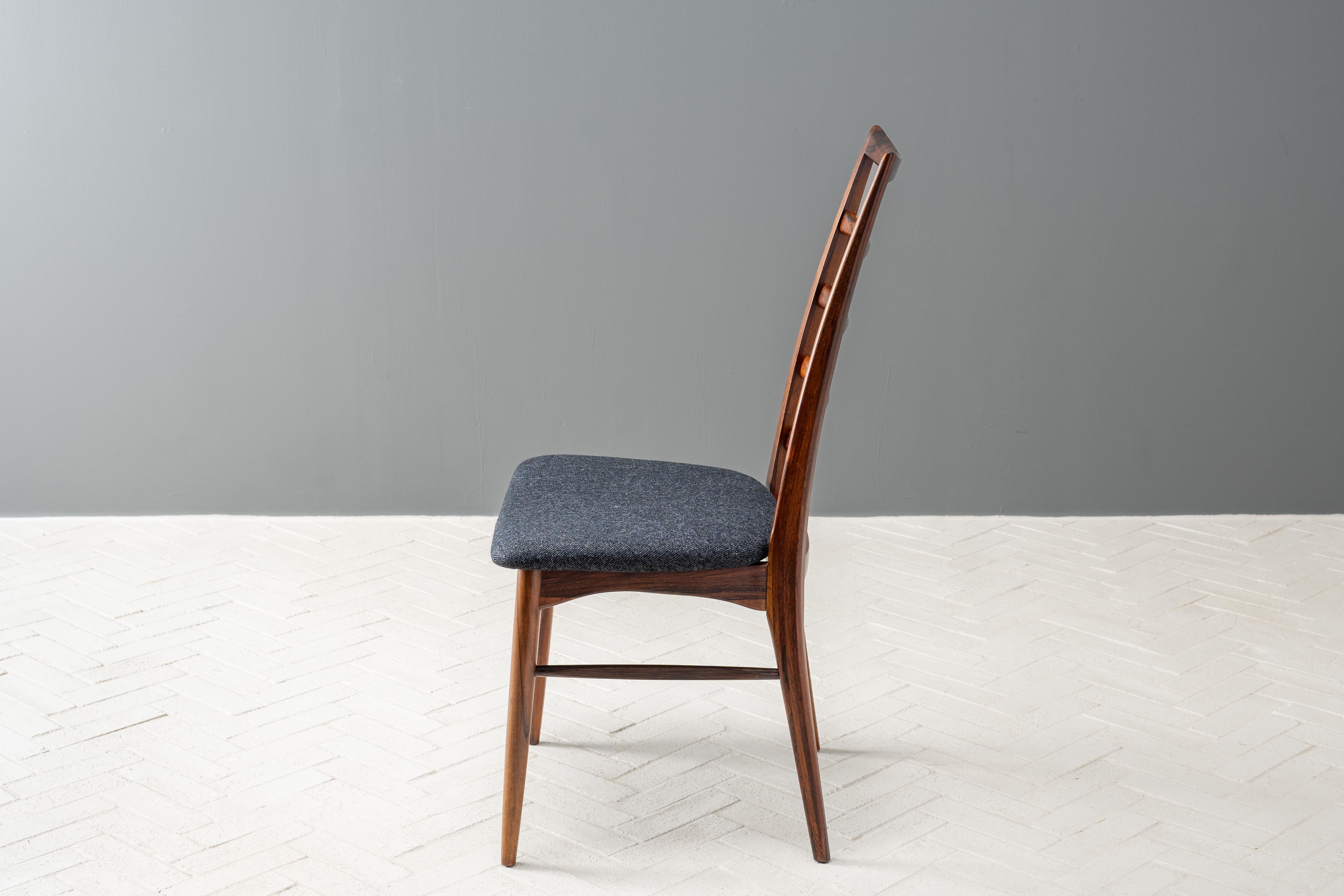 Set of 8 Hornslet Rosewood Dining Chairs 10