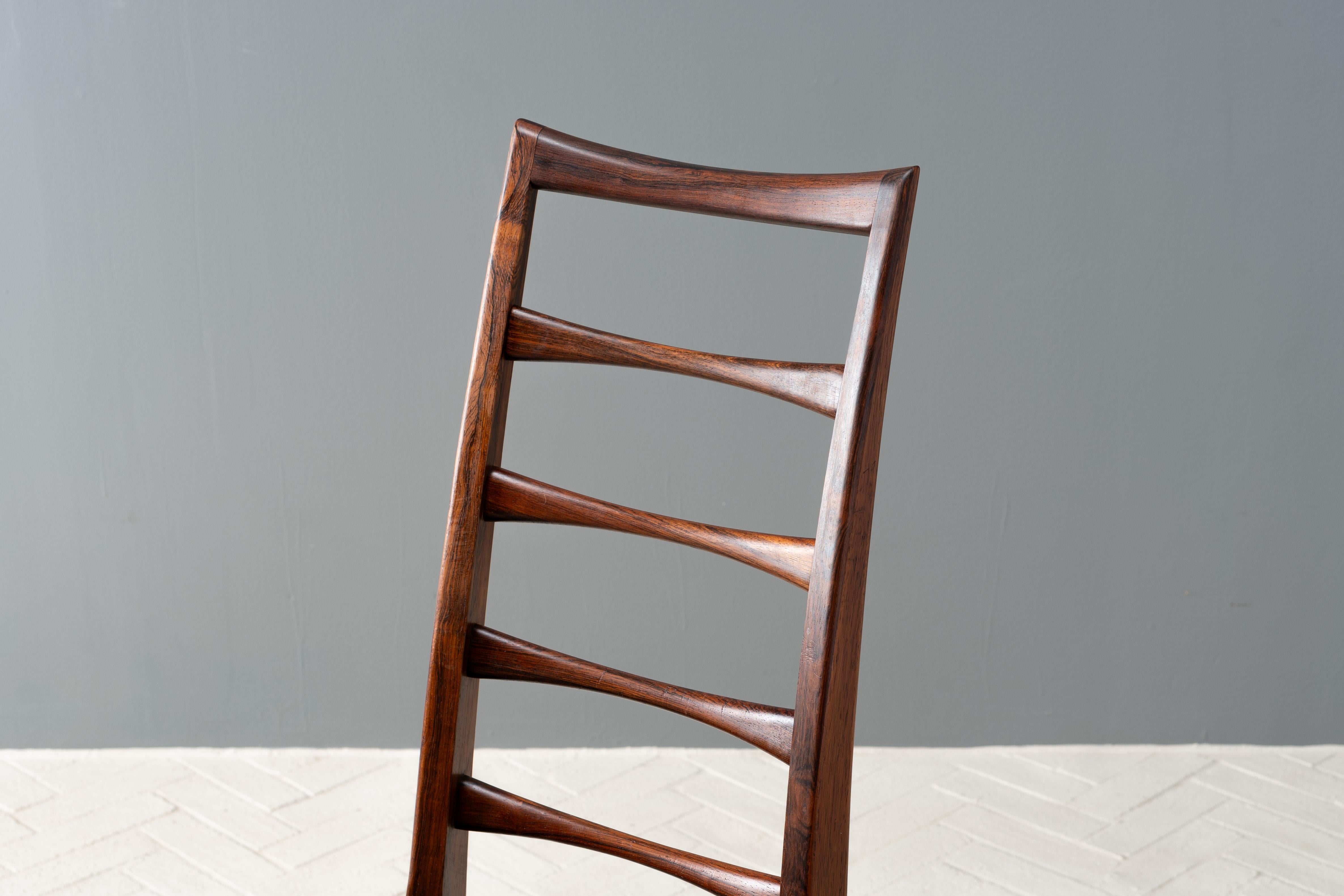 Set of 8 Hornslet Rosewood Dining Chairs 11