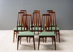 Conjunto de 8 sillas de comedor Hornslet de palisandro