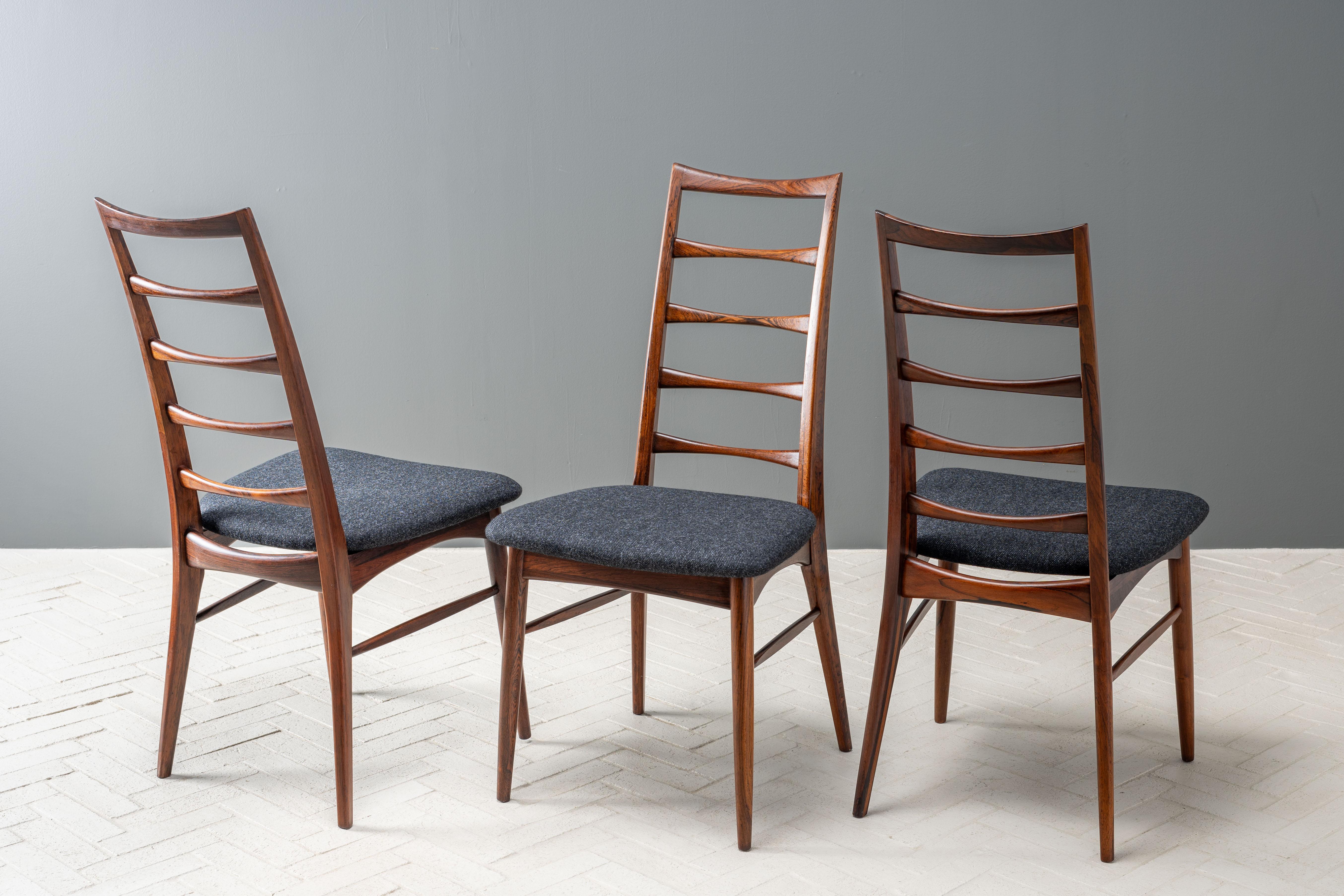 Set of 8 Hornslet Rosewood Dining Chairs 2