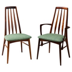 Conjunto de 8 sillas de comedor Hornslet de palisandro