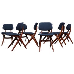 Set of 8 Hovman Olsen Style "Pelican" Dining Chairs for Webe